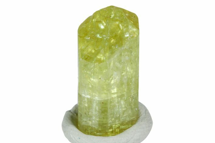 Gemmy, Yellow Apatite Crystal - Morocco #239144